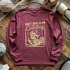 Shh, I'm counting Long Sleeve T-shirt by YarnMerch