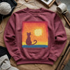 Cat Granny Square Sweatshirt by YarnMerch