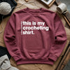 Everyday Crocheting Sweatshirt by YarnMerch