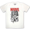 Marvel Comics Black & White Characters [T-Shirt] by Rock Band Apparel