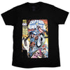 Marvel Comics Captain America Wheel Comic Cover [T-Shirt] by Rock Band Apparel