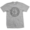 Marvel Comics Captain Marvel Grey Circle [T-Shirt] by Rock Band Apparel