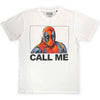 Marvel Comics Deadpool Call Me [T-Shirt] by Rock Band Apparel