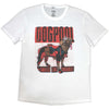Marvel Comics Deadpool Dogpool Smells Like Trouble [T-Shirt] by Rock Band Apparel