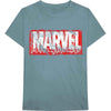 Marvel Comics Distressed Dripping Logo [T-Shirt] by Rock Band Apparel