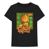 Marvel Comics I am Groot - Groot Square [T-Shirt] by Rock Band Apparel