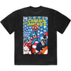 Marvel Comics Many Captain Americas Comic Cover [T-Shirt] by Rock Band Apparel