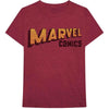 Marvel Comics Warped Logo [T-Shirt] by Rock Band Apparel