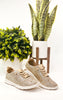 Mayo Glitter Sneaker in Gold