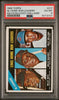 Graded 1966 Topps NL Home Run Leaders Willie Mays Willie McCovey Billy Williams #217 Baseball Card PSA 6 EX-MT