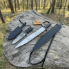 Iron Legion Medieval Sword & Dagger Set Hand-Forged Carbon Steel by JW SteelCrafts