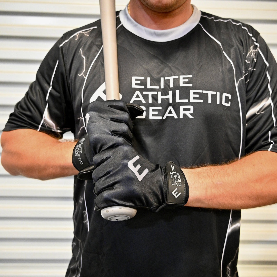 Black Batting Gloves