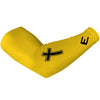 Faith Cross Yellow Arm Sleeve