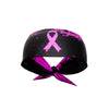 Pink Splattered Breast Cancer Tie Headband