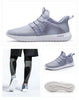 Men Blue Running Shoes Lightweight Breathable Mesh Soft Women Outdoor Sneakers Slip On Outdoor Jogging Walking Tennis Sport Shoes Fashion Sneakers For Workout by Stevvex