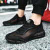 Men Casual Black Sneakers Fashion Light Breathable Summer Outdoor Beach Mesh Gym Running Sneakers Men Breathable Mesh Ultra Comfortable Athletic Fashion Jogging Sneaker by Stevvex