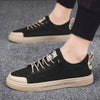 Men Elegant Flat Shoes New Canvas Comfortable Mens Shoes Fashion Sneakers Casual Design Sneakers Comfortable Outdoor Sport Walking Fashion Sneakers by Stevvex
