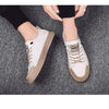 Men Elegant Flat Shoes New Canvas Comfortable Mens Shoes Fashion Sneakers Casual Design Sneakers Comfortable Outdoor Sport Walking Fashion Sneakers by Stevvex