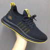 Men Fashion Sneakers Breathable Casual Shoes Orange Sole Mesh Lightweight Trainers Walking Running Tennis Gym Shoes For Mens Non Slip Sport Sneakers by Stevvex