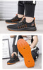Men Fashion Sneakers Breathable Casual Shoes Orange Sole Mesh Lightweight Trainers Walking Running Tennis Gym Shoes For Mens Non Slip Sport Sneakers by Stevvex