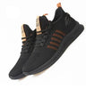 Men Fashion Sneakers Breathable Casual Shoes Orange Sole Mesh Lightweight Trainers Walking Running Tennis Gym Shoes For Mens Non Slip Sport Sneakers by Stevvex
