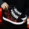 Men Fashion Sneakers Canvas Breathable Cool Street Sneakers Black Blue Red Men's Causal Shoes Comfortable Light Casual High Quality New Fashion Walking Sneakers by Stevvex