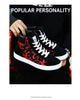 Men Fashion Sneakers Canvas Breathable Cool Street Sneakers Black Blue Red Men's Causal Shoes Comfortable Light Casual High Quality New Fashion Walking Sneakers by Stevvex