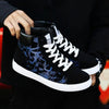Men Fashion Sneakers Canvas Breathable Cool Street Sneakers Black Blue Red Men's Causal Shoes Comfortable Light Casual High Quality New Fashion Walking Sneakers by Stevvex
