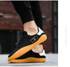 Men's Black Sneakers Mesh Breathable Shoes Male Fashion Black Athletic Footwear Flat Casual Walking Shoes Breathable Casual Shoes Couple Fashion Lace Up Mens Sneakers by Stevvex