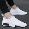 Men's Breathable Running Shoes Casual Fashion Outdoor White Espadrilles Sports Shoes Light Socks Lightweight Breathable Walking Running Shoes Mesh Workout Casual Sports Men's Jogging Sneakers by Stevvex