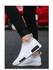 Men's Breathable Running Shoes Casual Fashion Outdoor White Espadrilles Sports Shoes Light Socks Lightweight Breathable Walking Running Shoes Mesh Workout Casual Sports Men's Jogging Sneakers by Stevvex