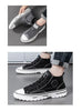 Men's Canvas Shoes Male High Top Casual Gray Skateboarding Vulcanized Shoes Comfort Sneakers Comfortable Outdoor Sport Walking Fashion Sneakers High Top Casual Shoes Walking Sneakers by Stevvex