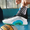 Men's Casual Breathable Comfortable Cushioned Soft Professional Sports Basketball Shoes Outdoor Street Sports Shoes Lightning Professional Anti Slip Sports Shoes For Running Walking by Stevvex