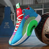Men's Casual Breathable Comfortable Cushioned Soft Professional Sports Basketball Shoes Outdoor Street Sports Shoes Lightning Professional Anti Slip Sports Shoes For Running Walking by Stevvex