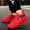 Men's Casual Sneakers Flame Print Running Mesh Shoes Outdoor Lightweight Twist Bottom Breathable Tennis Sport Shoes For Workout Walking Outdoor Sport Gym Fashion Sneakers by Stevvex