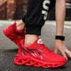 Men's Casual Sneakers Flame Print Running Mesh Shoes Outdoor Lightweight Twist Bottom Breathable Tennis Sport Shoes For Workout Walking Outdoor Sport Gym Fashion Sneakers by Stevvex