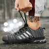 Men's Casual Sports Shoes Breathable Sneakers Air Cushion Running Shoes Air Cushion Mesh Running Shoes Women Footwear Mens Casual Sport Training Fitness Sneakers For Workout by Stevvex