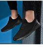 Men's Elegant Soft Sneakers Casual New Breathable Mesh Black Men Shoes Spring High Quality Tenis Shoes Lace Up Athletic Running Tennis Fashion Sneakers Comfortable Design by Stevvex