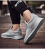 Men's Elegant Soft Sneakers Casual New Breathable Mesh Black Men Shoes Spring High Quality Tenis Shoes Lace Up Athletic Running Tennis Fashion Sneakers Comfortable Design by Stevvex