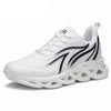 Men's Flame Printed Sneakers Flying Weave Sports Comfortable Running Outdoor Men Athletic Shoes Breathable Casual Sports High Quality Sport Design Sneaker by Stevvex