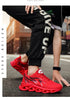 Men's Flame Printed Sneakers Flying Weave Sports Comfortable Running Outdoor Men Athletic Shoes Breathable Casual Sports High Quality Sport Design Sneaker by Stevvex