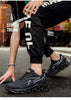 Men's Flame Printed Sneakers Flying Weave Sports Comfortable Running Outdoor Men Athletic Shoes Breathable Casual Sports High Quality Sport Design Sneaker by Stevvex