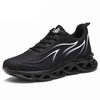 Men's Flame Printed Sneakers Flying Weave Sports Comfortable Running Outdoor Men Athletic Shoes Breathable Casual Sports High Quality Sport Design Sneaker by Stevvex