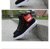 Men's High Top Sneakers Breathable Street Sports Shoes Hip Hop Trendy Style Casual Shoes Fashion Sneakers Breathable Comfort Walking Mens Sneakers by Stevvex