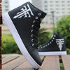 Men's High Top Sneakers Breathable Street Sports Shoes Hip Hop Trendy Style Casual Shoes Fashion Sneakers Breathable Comfort Walking Mens Sneakers by Stevvex