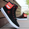 Men's High Top Sneakers Breathable Street Sports Shoes Hip Hop Trendy Style Casual Shoes Fashion Sneakers Breathable Comfort Walking Mens Sneakers by Stevvex
