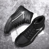 Men's High Top Sneakers Breathable Street Sports Shoes Hip Hop Trendy Style Casual Shoes Fashion Sneakers Breathable Comfort Walking Mens Sneakers by Stevvex