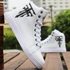 Men's High Top Sneakers Breathable Street Sports Shoes Hip Hop Trendy Style Casual Shoes Fashion Sneakers Breathable Comfort Walking Mens Sneakers by Stevvex