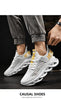 Men's Luxury Sneakers Autumn Mens Casual Shoes Lace-Up Breathable Light Running Tenis Shoes Modern Sneakers Breathable Black Trendy Sneakers by Stevvex