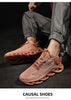 Men's Luxury Sneakers Autumn Mens Casual Shoes Lace-Up Breathable Light Running Tenis Shoes Modern Sneakers Breathable Black Trendy Sneakers by Stevvex